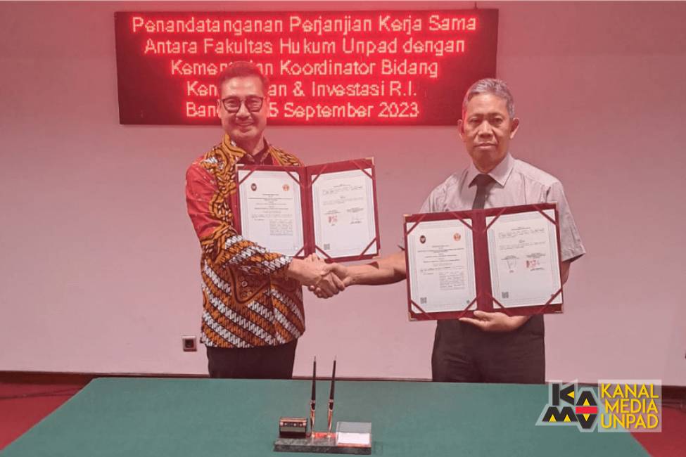 FH Unpad dan Kemenkomarves RI Jalin Kerja Sama Tridarma