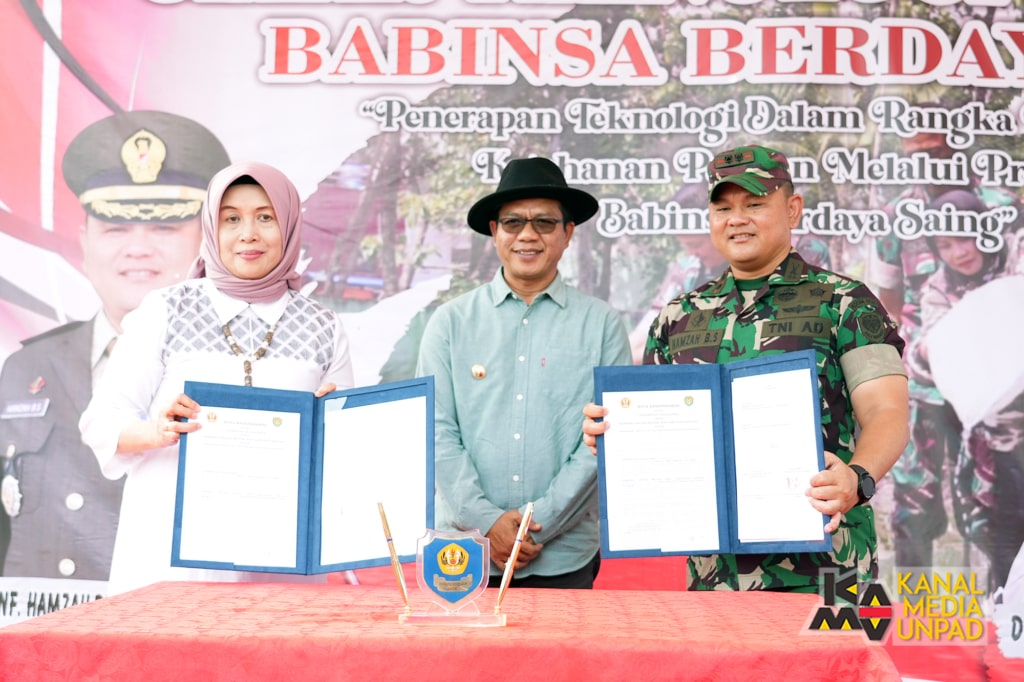 Wujudkan Ketahanan Pangan, Unpad Jalin Kerja Sama dengan Kodim 0624/Kabupaten Bandung