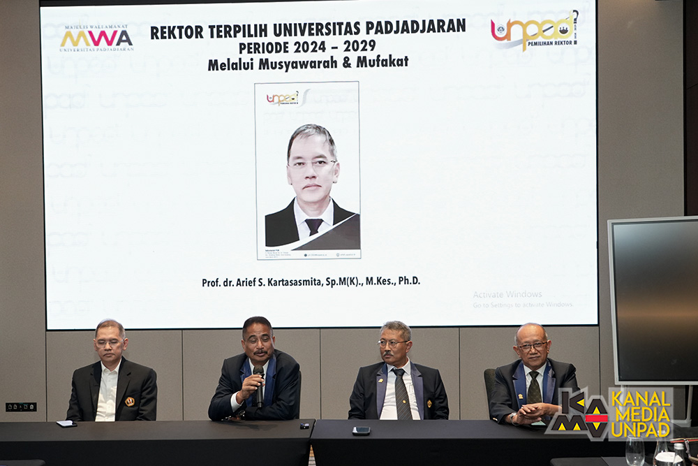 MWA Tetapkan Prof. Arief S. Kartasasmita sebagai Rektor Terpilih Unpad 2024-2029