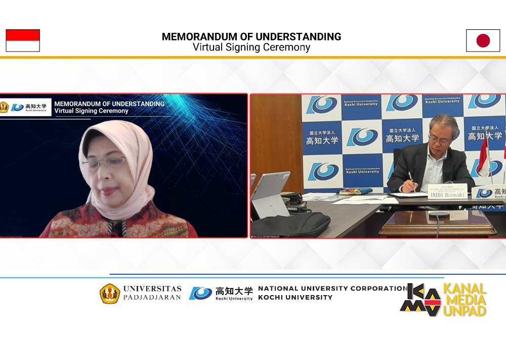 Unpad Tandatangani Kerja Sama Bidang Akademik dengan Kochi University Jepang